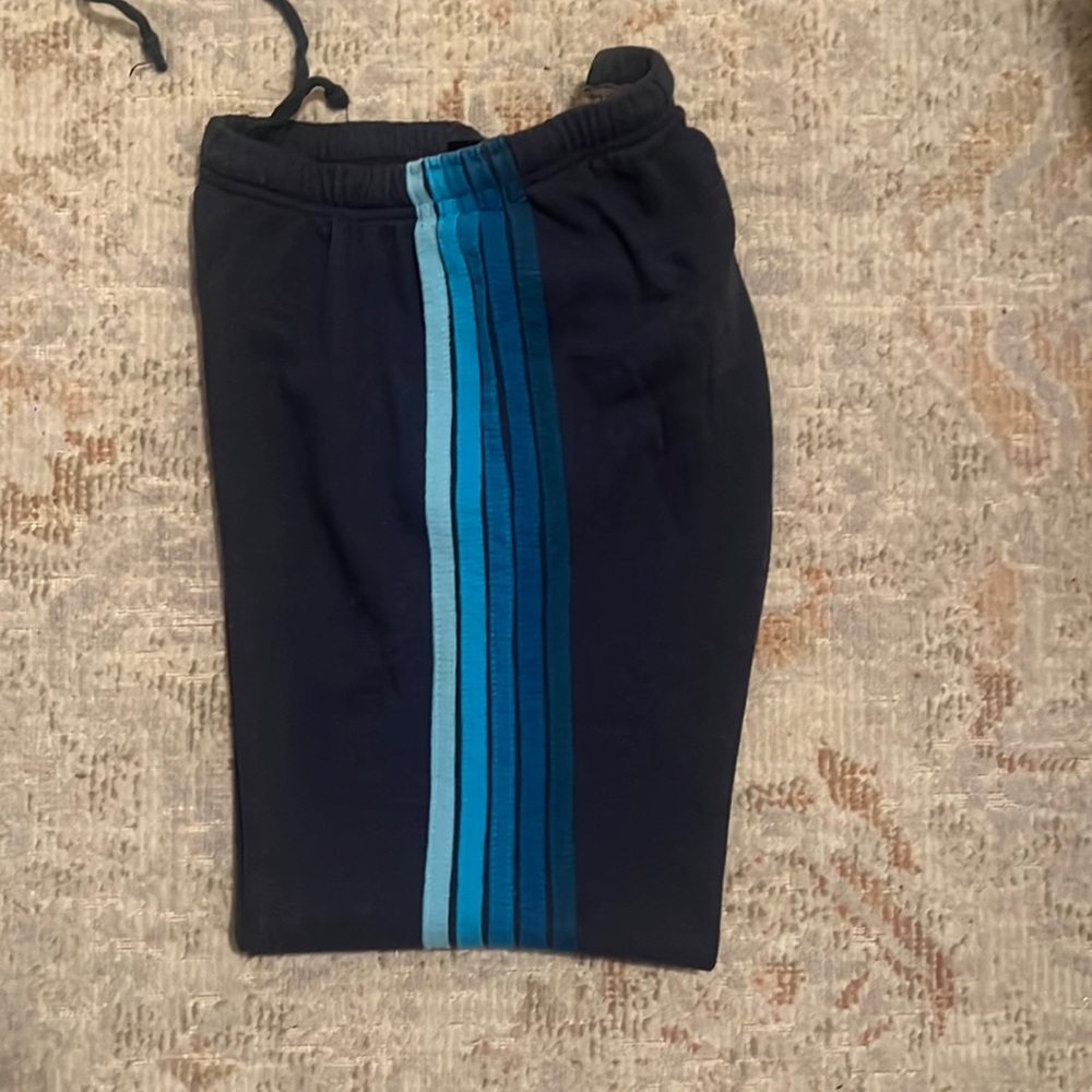 AVIATOR NATION CLASSIC 5 STRIPE COLLECTION SWEATPANTS - NAVY BLUE